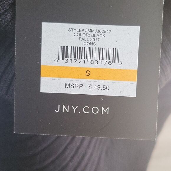 Jones New York Elbow Sleeve Mix Rib Turtleneck Sweater S, Black - Picture 4 of 6